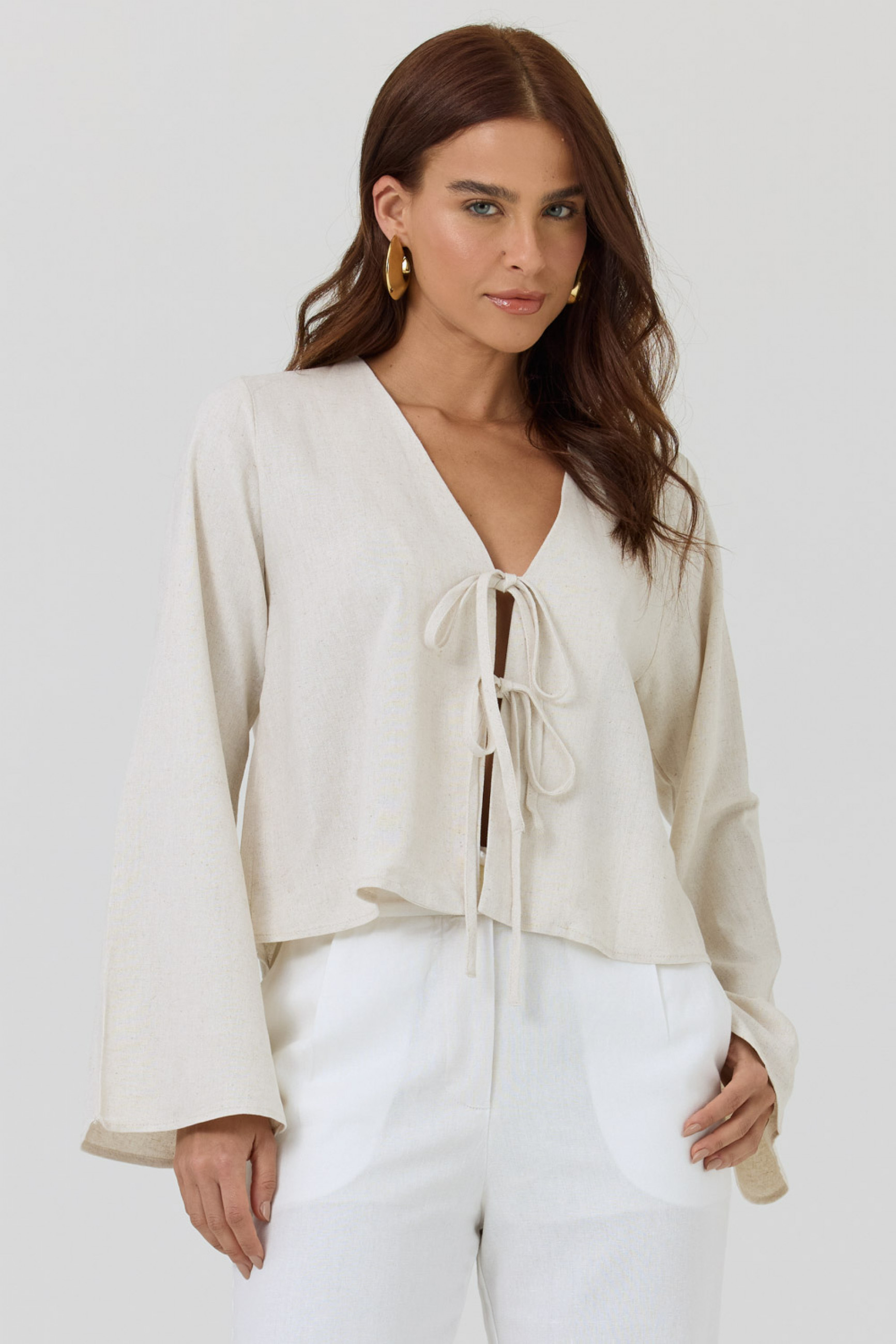 Camisa com Amarração Natural