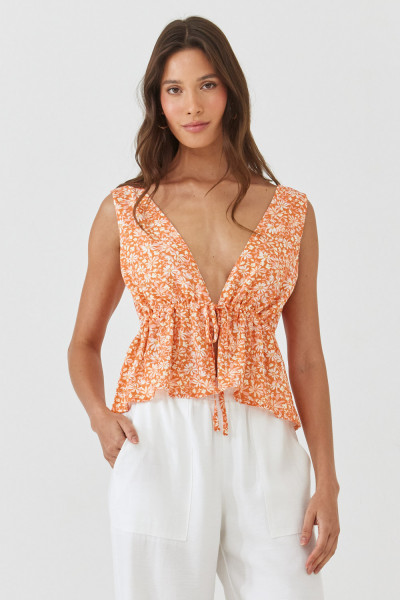 Regata Serena Estampado Vermelho