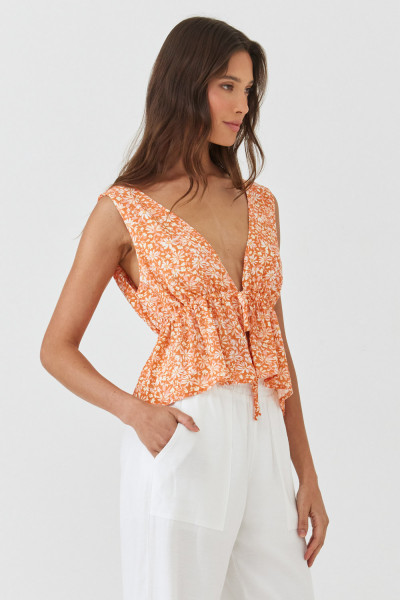 Regata Serena Estampado Vermelho