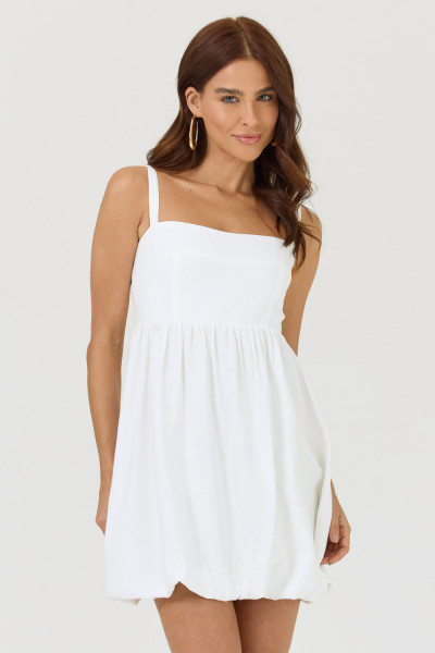 Vestido Balonê Off White