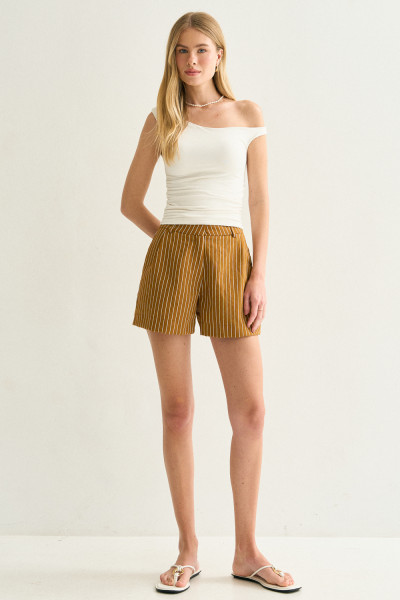 Blusa Assimétrico Franzido Off White