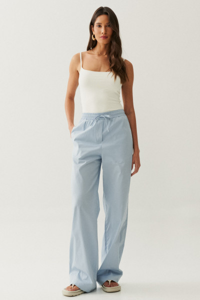 Calça Tricoline Zoe Azul