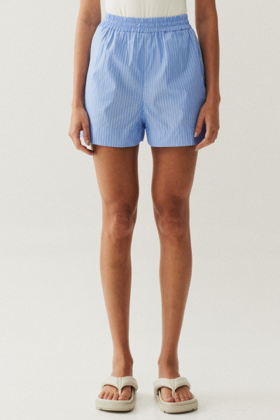 Shorts Bea Listrado Azul