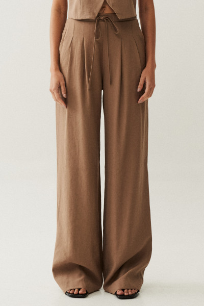 Calça Pences Jenny Café com Leite