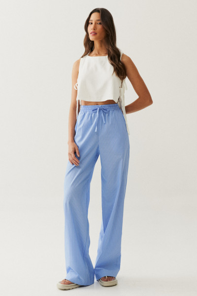 Regata Amarração nas Laterais Nina Off White