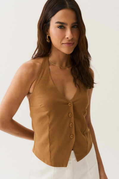 Regata Frente Única Stella Cinnamon