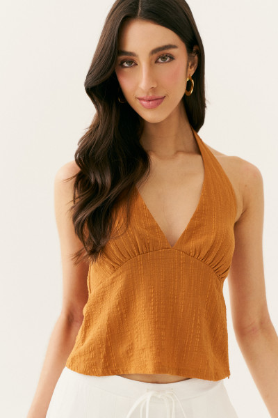 Regata Frente Única Alice Terracota