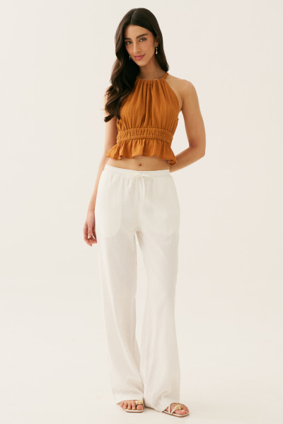 Regata Babado Vicky Terracota