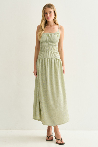 Vestido Midi Solana Verde Avocado