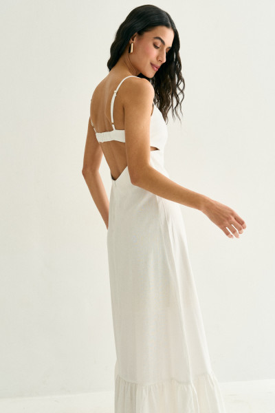 Vestido Longo Bella Off White