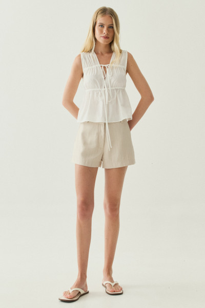 Regata Dupla Amarração Sara Off White