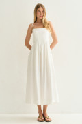 Vestido Midi Melissa Off White