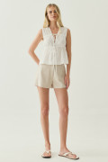Shorts Stripe Yuna Natural