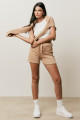 Shorts de Tricot Bege
