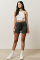 Shorts de Tricot Chumbo
