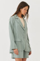 Blazer Listrado Verde Deb
