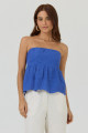 Top de Laise Azul Royal