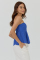 Top de Laise Azul Royal