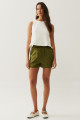 Shorts Tricoline Verde Militar