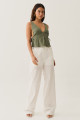 Calça Tricoline Zoe Off White