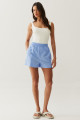 Shorts Bea Listrado Azul
