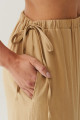 Calça Amarração Lateral Kate Bege