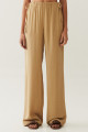 Calça Amarração Lateral Kate Bege