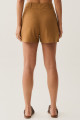 Shorts Botão Linho Celine Cinnamon