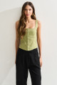 Regata Corset Lina Verde Avocado