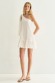 Vestido Um Ombro Iara Off White