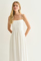 Vestido Midi Melissa Off White