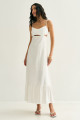 Vestido Longo Bella Off White