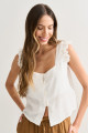 Blusa Babado Gaby Off White