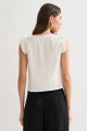 Blusa Babado Gaby Off White