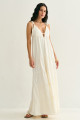 Vestido Luna Longo Off White