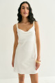 Vestido Curto Valentina Off White