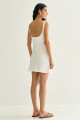 Vestido Curto Valentina Off White