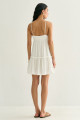 Vestido Curto Clara Off White