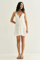 Vestido Curto Clara Off White