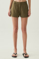 Shorts Stripe Yuna Verde Militar