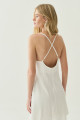 Vestido Costas Cruzadas Anna Off White
