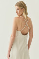 Vestido Costas Cruzadas Anna Natural