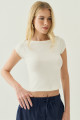 Blusa de Malha Lumi Off White