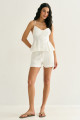Regata Plissada Julia Off White