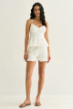 Regata Plissada Julia Off White